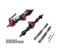 BritBolt MN78 MN82 Metal Axle Set Front Rear Compatible with 1 12 Scale RC Car With 3mm 4mm Shaft Sleeve Upgrade Parts Compatible With Various Models(Black and CVD)