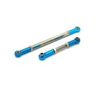 BritBolt MN78 MN82 MN168 Metal Steering Link Tie Rod Set Compatible with 1 12 Scale RC Cars Compatible With Various Models(Blue)