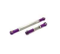 BritBolt MN78 MN82 MN168 Metal Steering Link Tie Rod Set Compatible with 1 12 Scale RC Cars Compatible With Various Models(Purple)