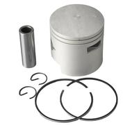 BritBolt Piston And Piston Ring Set Compatible With 2 Stroke Outboard Motor 0. 25mm O/S Fits 25HP 30HP Models Also N-11635 N-11635-00 N-11635-HO 00