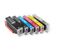 BritBolt Refillable Ink Cartridge PGI 250XL CLI 251XL Compatible With MG6320 MG7120 IP8720 MG7520 BK White Orange Printer