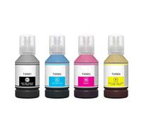 BritBolt Sublimation Compatible Color Bulk Water Based Bottle Refill Ink T49M T49M1 T49M2 T49M3 T49M4 Compatible With F570 F170(BKCMY-4 Colors)