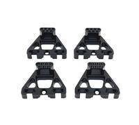 BritBolt YK4106 YK4107 Metal Shock Tower Mount Set Front And Rear Compatible with 1 10 Scale RC Cars Upgrade Parts Compatible With Various Models(Black)