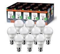 Brite-R 5W B22 BC GLS LED Bulb Cool White 6500K (10 Pack)