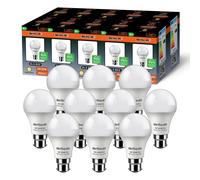 Brite-R 5W B22 BC GLS LED Bulb Warm White 3000K (10 Pack)