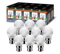 Brite-R 5W B22 BC Golf LED Bulb Cool White 6500K (10 Pack)