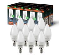 Brite-R 5W E14 SES Candle LED Bulb Cool White 6500K (10 Pack)