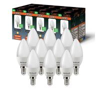 Brite-R 5W E14 SES Candle LED Bulb Warm White 3000K (10 Pack)