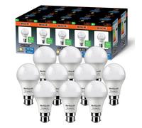 Brite-R 7W B22 BC GLS LED Bulb Warm White 3000K (10 Pack)