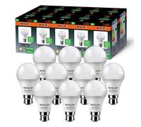 Brite-R 9W B22 BC GLS LED Bulb Warm White 3000K (10 Pack)