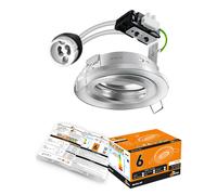 Brite-R TDL IP20 Tilt Downlight Satin/Brushed Chrome