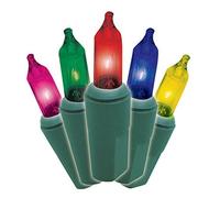 Brite Star 150 Count 8-Function Chasing Light Set, Green Wire, Multicolor