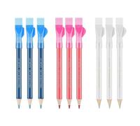 BRITECO 12 Pieces Stitching Chalk | Tailor's Fabric Chalk for Sewing, Quilting, and Marking | Easy to Use and Remove | Assorted Colors for All Fabrics