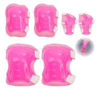 BRITECO 6 PCS Knee Pads for Kids - Complete Safety Set with Knee and Elbow Pads for Skateboarding, Inline Roller Skating, Cycling, and Scooter Riding - Adjustable, Breathable, Impact-Resistant