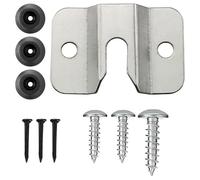 BRITECO Dartboard Bracket - Includes Screws and Stabilisers, Dart Board Hanging Kit, Wall Mounting Bracket Hooks for Hanging, Durable Steel Construction, Compatible with Most Dartboards