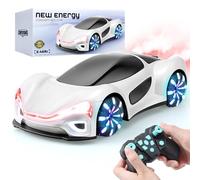 Britik Toys for 3-10 Year Old Kids: Remote Control Car Drift RC Stunt Car with Light Spray & Sound Gifts for 3 4 5 6 7 8 9 10 Years Old Boys Birthday Presents RC Drift Racing Game Toy