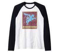 British 1st Airborne Pegasus Vintage WWII Paratrooper Motif Raglan Baseball Tee