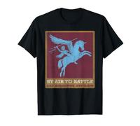 British 1st Airborne Pegasus Vintage WWII Paratrooper Motif Value Graphic T-Shirt