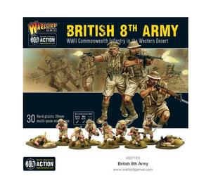 British 8th Army WWII Infantry in the Western Desert - Bolt Action
