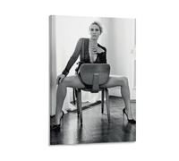 British Actress Kate Winslet Black And White Sexy Poster Canvas Poster Wall Art Picture Prints Hanging Photo Decor Home Posters Artworks 24x36inch(60x90cm)