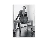British Actress Kate Winslet Black And White Sexy Poster Posters Wall Art Painting Canvas Prints Decor Poster Artworks 24x36inch(60x90cm)