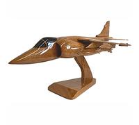 British Aerospace Sea Harrier Royal Navy US Marine Corps Indian Navy V STOL Strike Fighter Aircraft Military Jet Wooden Desktop Model