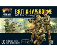 British Airborne Allied Paratroopers - 28mm Scale Plastic Miniatures (US IMPORT)