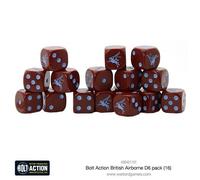 Bolt Action Warlord Games, British Airborne D6 (16) Dice