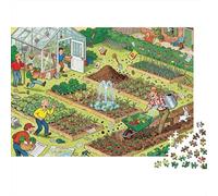 British Allotment Garden Weekend Wooden Jigsaw Puzzle Waterproof 1000 Piece Puzzles for Adults Gifts Impossible Educational Games