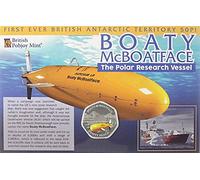 British Antarctic Territory 2018 Boaty McBoatFace 50p Coin - Fifty Pence Limited Edition