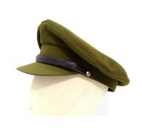 British Army 1940s Khaki WWII Officers Cap