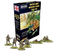 Warlord Games British Army (1944-45) Weapons Teams - 28mm Scale Miniatures for Bolt Action Highly Detailed World War 2 Miniatures for Table-top Wargaming