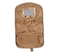 British Army Combat Zip Compact Hanging Camo Travel Shave Wash Kit Roll Bag (All Terrain Camo)