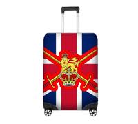 British Army Flag Luggage Cover | UK Army Pride Suitcase Protector | Small, Medium, Large Sizes | Military Inspired Travel Accessory | Patriotic Gift for Army Enthusiasts