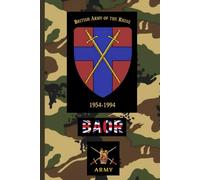 BRITISH ARMY OF THE RHINE B.A.O.R NOTEBOOK: Armed forces Germany veteran / 1954-94 / 90’s era camouflage/ official style / journal/ planner / keepsake / great gift / 6x9”