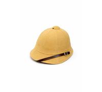 British Army Pith Helmet White or Khaki | Victorian Colonial Safari Sun Helmet | Zulu & Boer War Military Tropical Hat for Reenactment, Costume, Theatre & Historical Display