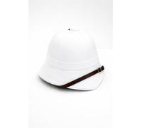 British Army Pith Helmet White or Khaki | Victorian Colonial Safari Sun Helmet | Zulu & Boer War Military Tropical Hat for Reenactment, Costume, Theatre & Historical Display