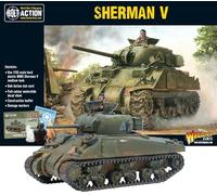 British Army Sherman V - 1:56 / 28mm Plastic Scale Model Tank Bolt Action | Highly Detailed World War 2 Miniatures by Warlord Games