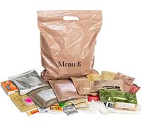 British Army Style 24 Hour Ration Pack - PD 12/22 - British Army Style MRE - Menu 8- Military Style Ration Pack - Camping Food - Survival Food - Meals Ready To Eat