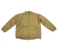British Army Thermal Smock PCS, Light Olive, Fleece Lined, Hooded, Military Style, Waterproof Zippers, 3 Pockets (LARGE)