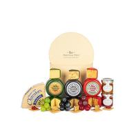 British Artisan Cheese Hamper - Cave Aged Cheddar, Dorset Smoked, Truffle Cheese, Chutneys, Oatcakes - Gourmet Food Gift