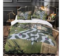 British Avro Vulcan Bomber for Teens And Adults 3D Print Military Quilt Cover Comforter Covers Duvet Cover Soft Microfiber Bedding Set with Pillow Cases with Zipper Closure 2 Pieces Single（140x200cm）