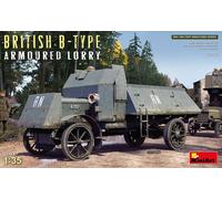 British B-type Armoured Lorry 1:35 Plastic Model Kit Miniart