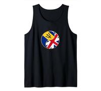 British Barbados Flag for British Barbadian in England UK Tank Top