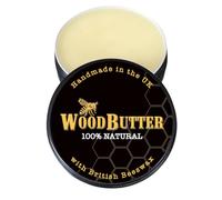 British Beeswax Natural Wood Butter - 100% Plant Based & Food Safe | Chopping Board Conditioner & Wood Polish | Rice Bran Oil | Restores & Protects Wooden Surfaces | 150ml