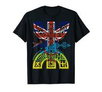 British Berber Flag With YAZ Amazigh Symbol Proud Tamazight T-Shirt