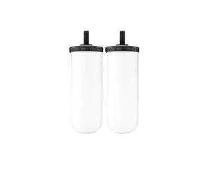 British Berkefeld 7" Ultra Fluoride Ceramic Gravity Filter Cartridge |2 Pack| Reduces Contaminants | Suitable for All Gravity Cans | Improves Taste & Odour | WRAS Certified Candle Element | 8B76