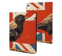 British Bird United Kingdom Flag Slim Case Compatible with iPad 10th 9th 8th 7th Generation 2022 2021 2020 2019 Protective Cover Stand