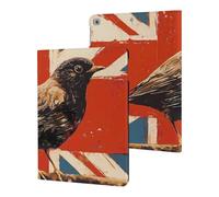 British Bird United Kingdom Flag Slim Case Compatible with iPad 10th 9th 8th 7th Generation 2022 2021 2020 2019 Protective Cover Stand