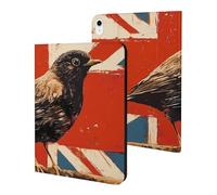 British Bird United Kingdom Flag Slim Case Compatible with iPad 10th 9th 8th 7th Generation 2022 2021 2020 2019 Protective Cover Stand